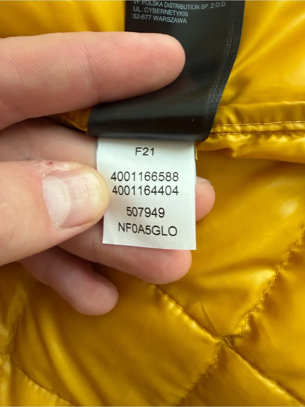 The North Face lightweight quilted